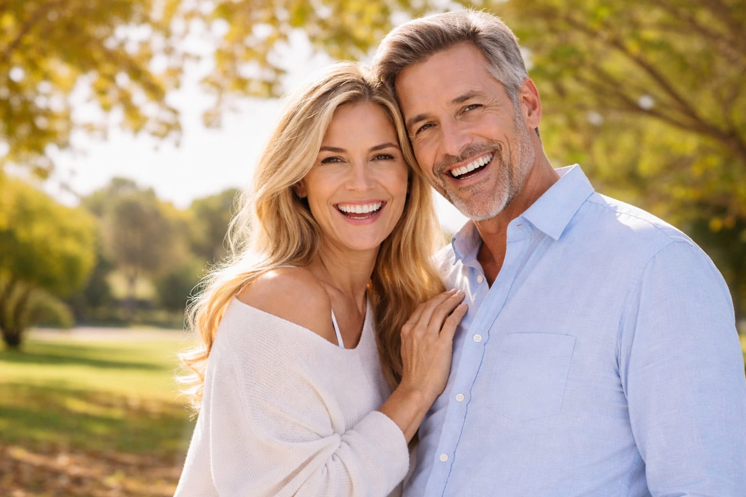 Hormone balancing, happy couple Houston TX